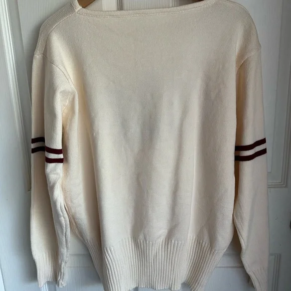 Taylor Swift Ivory and Maroon Sweater - Picture 3 of 5
